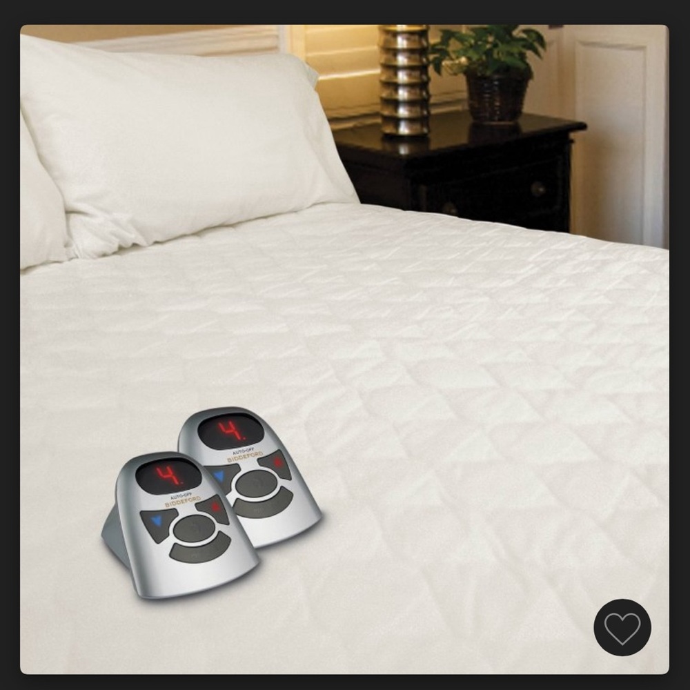 Biddeford Heated Queen Quilted Mattress Pad